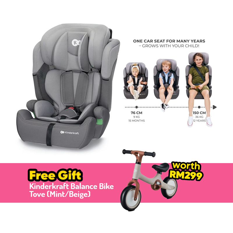 Kinderkraft Comfort Up Carseat + FREE GIFT